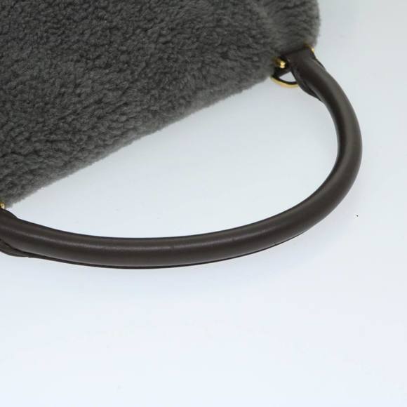 CELINE Trapeze Hand Bag Leather 2way Brown Auth hk1137 - Picture 7 of 16